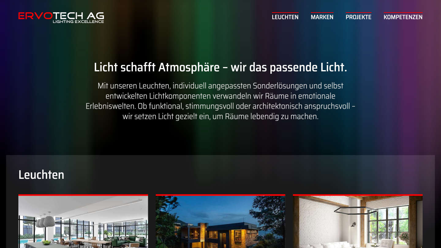 Website für Firma