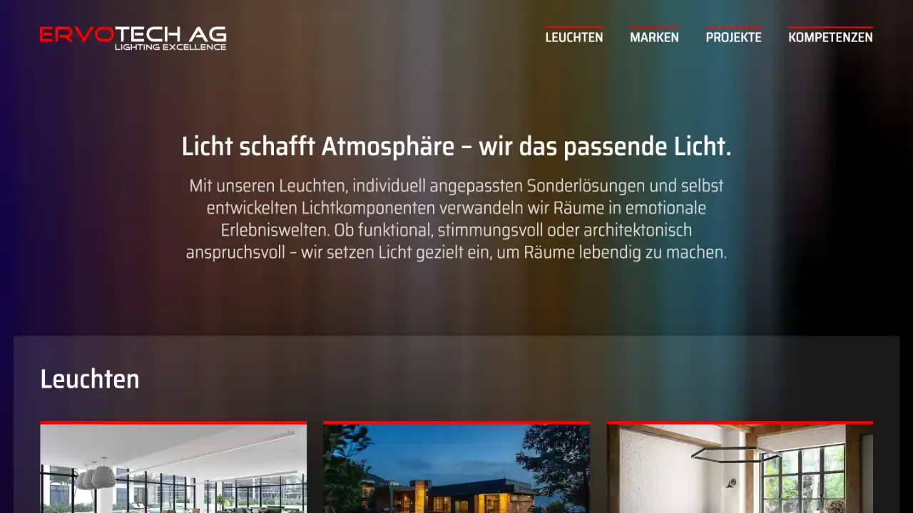 Website für Firma